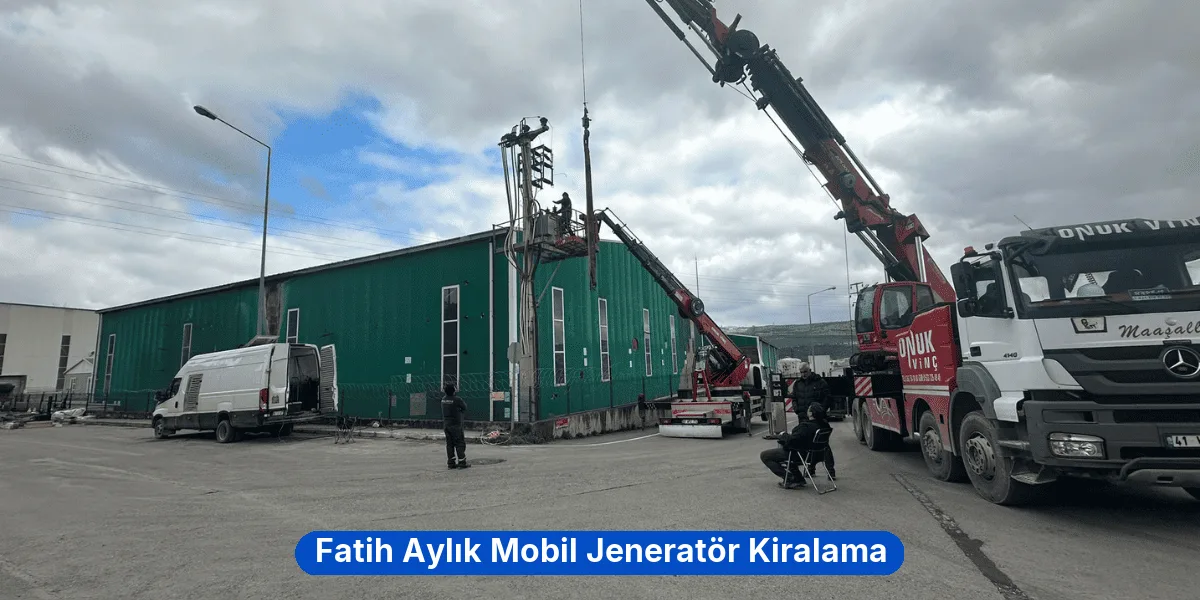 Fatih Aylık Mobil Jeneratör Kiralama