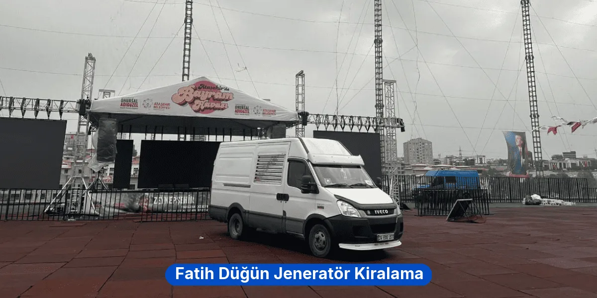 Fatih Düğün Jeneratör Kiralama